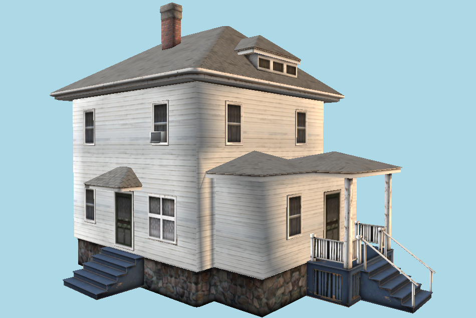 Superman: Man Of Steel Kent Farm House Building 3d model